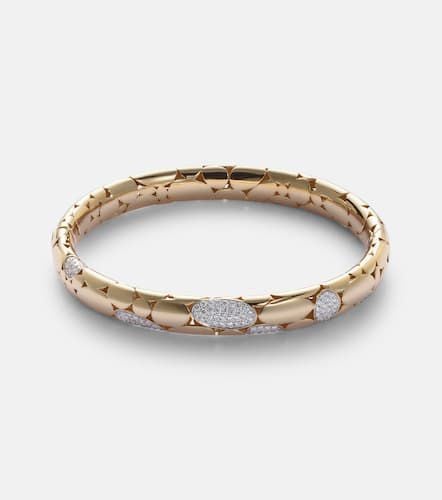 Stone 14kt bangle with diamonds - Rainbow K - Modalova