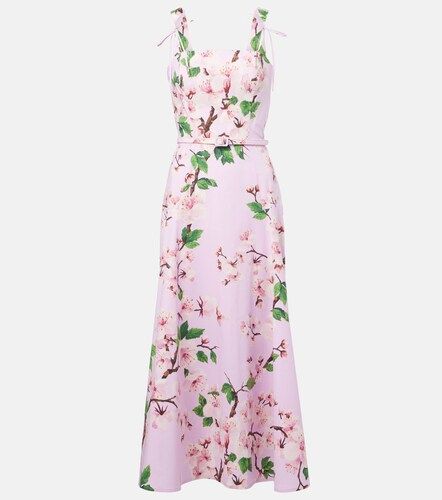 Midikleid aus einem Baumwollgemisch - Oscar de la Renta - Modalova