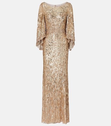 Abito lungo Ines con paillettes - Jenny Packham - Modalova