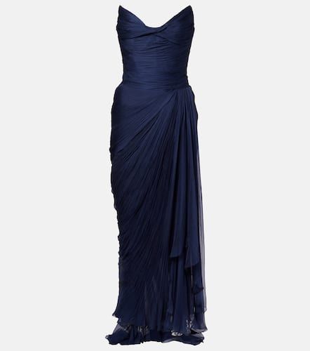 Heidi ruched silk corset gown - Maria Lucia Hohan - Modalova