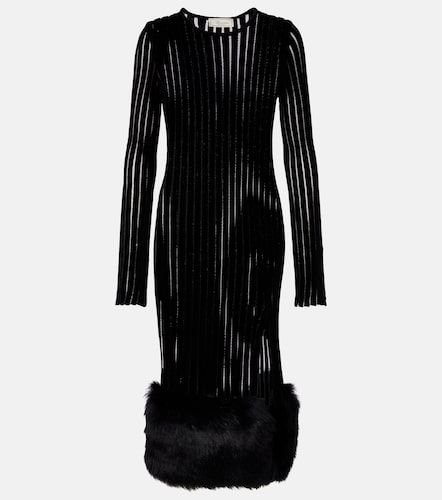 Blumarine Midikleid aus Samt - Blumarine - Modalova