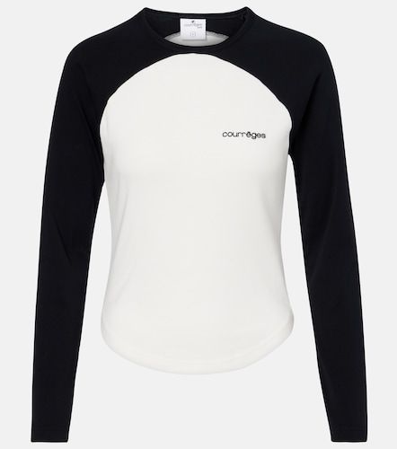 Courrèges Camiseta Circle de jersey de algodón - Courreges - Modalova