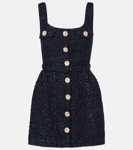Belted boucle minidress - Self-Portrait - Modalova