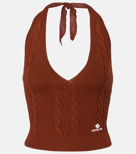 Top de lana con cuello halter - Shushu/Tong - Modalova