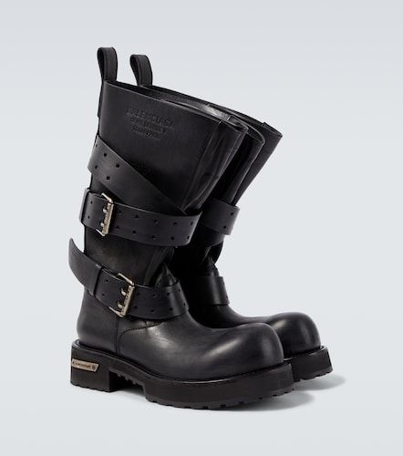 Venom leather biker boots - Balenciaga - Modalova