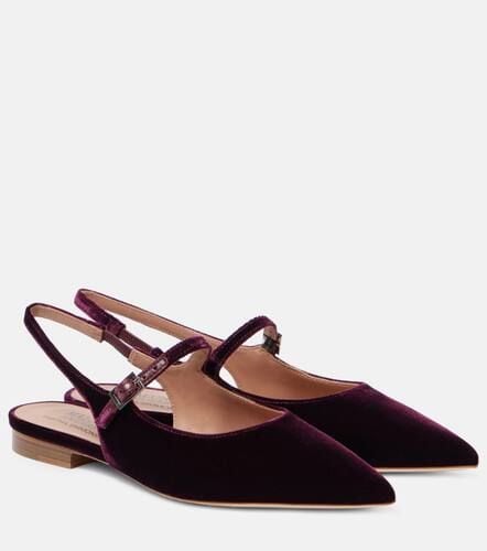 Karla velvet slingback flats - Malone Souliers - Modalova