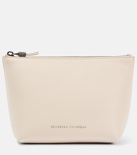 Small leather clutch - Brunello Cucinelli - Modalova