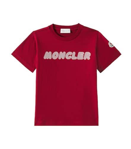 Logo printed cotton jersey T-shirt - Moncler Enfant - Modalova