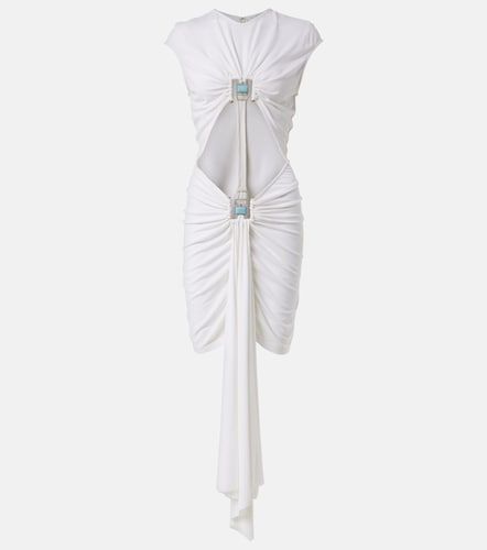 Cutout gathered jersey minidress - Christopher Esber - Modalova