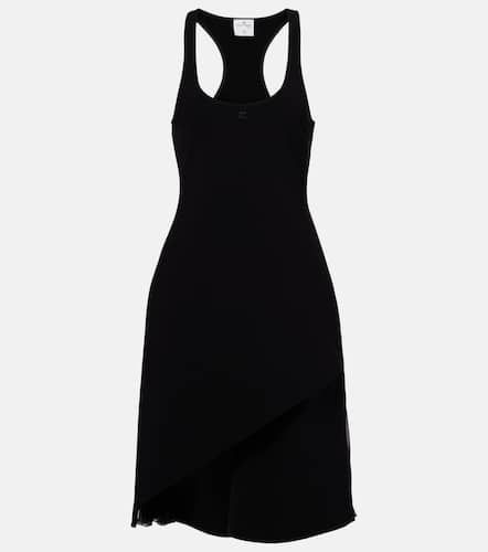 CourrÃ¨ges Infinity asymmetric crÃªpe minidress - Courreges - Modalova