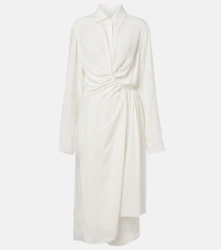 Vestido midi drapeado - Maison Margiela - Modalova
