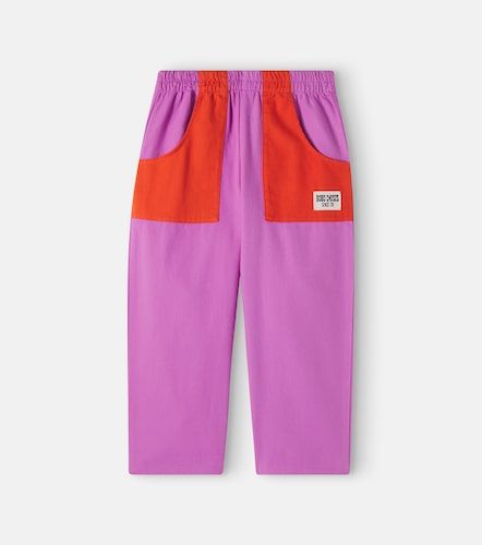 Pantalones de algodón con colorblock - Bobo Choses - Modalova