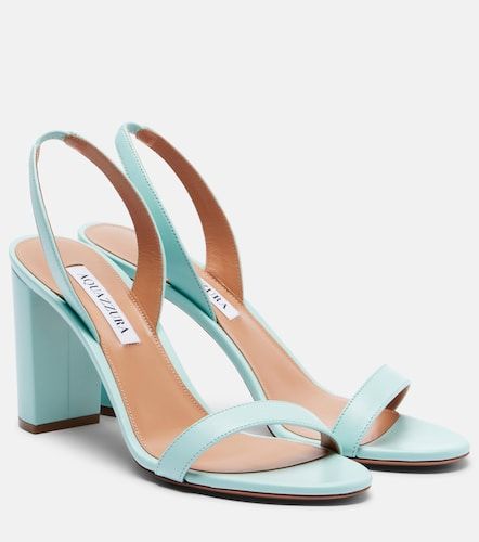 Slingback-Sandalen aus Leder - Aquazzura - Modalova