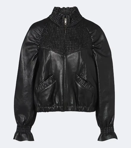 Chloe Shirred leather jacket - Chloe - Modalova