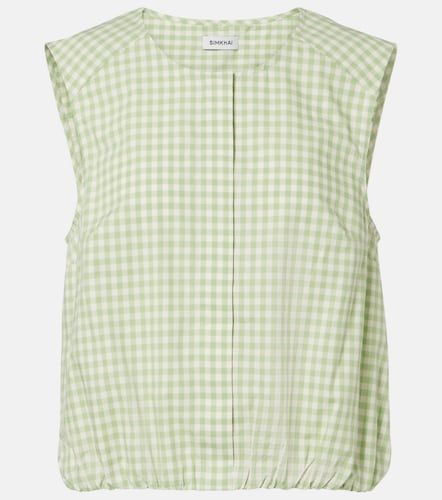 Top in misto cotone a quadri - Simkhai - Modalova