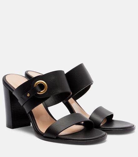 Gianvito Rossi Mules 85 de piel - Gianvito Rossi - Modalova