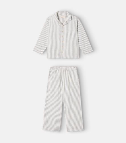 Pijama Madison de algodón a rayas - Wheat - Modalova