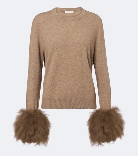 Wool-trimmed cashmere sweater - Jacques Wei - Modalova