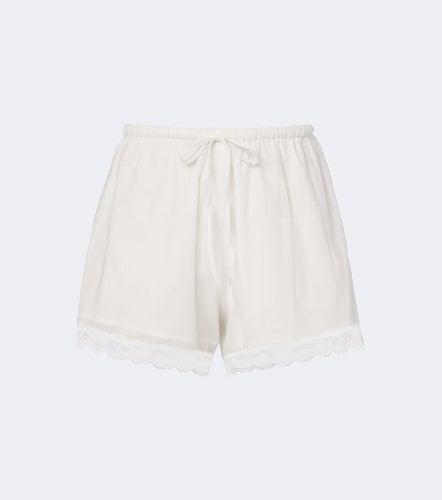 Shorts Marilyn de algodón con encaje - Posse - Modalova