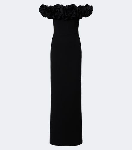 Abito lungo Odetta in crêpe off-shoulder - Rebecca Vallance - Modalova