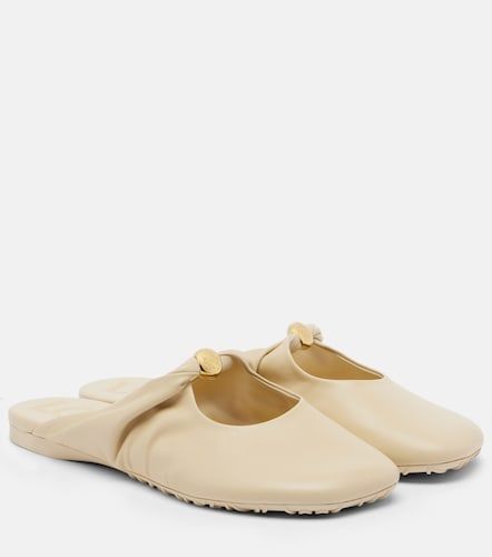 Loewe Pebble Soft leather mules - Loewe - Modalova