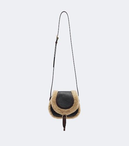 Chloé Borsa a tracolla Marcie Small con shearling - Chloe - Modalova