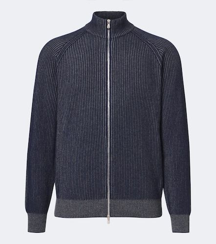 Pullover in cashmere a coste - Brunello Cucinelli - Modalova