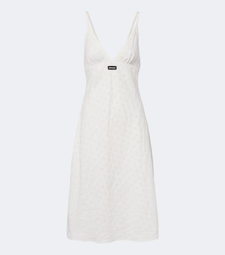 Miu Miu Midikleid aus Popeline - Miu Miu - Modalova