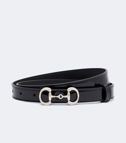 Gucci Cinturón Horsebit de charol - Gucci - Modalova
