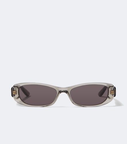 Occhiali da sole ovali con logo - Balenciaga - Modalova