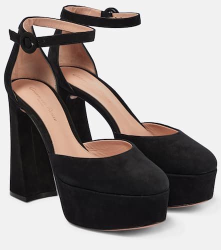 Holly D'orsay suede pumps - Gianvito Rossi - Modalova