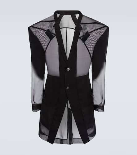 Rick Owens Mesh-trimmed jacket - Rick Owens - Modalova