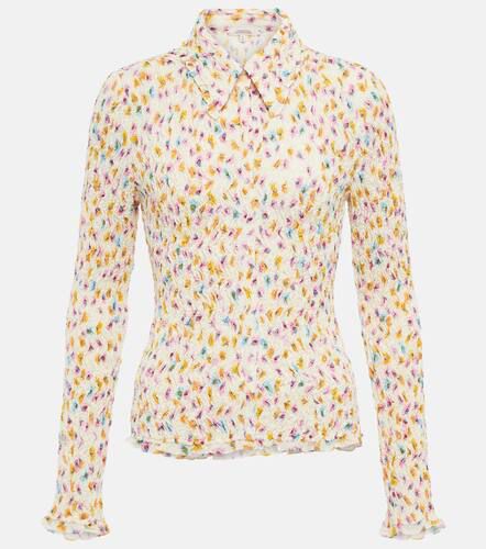 Floral plissÃ© top - Dorothee Schumacher - Modalova