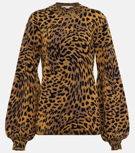 Pullover con stampa leopardata - Stella McCartney - Modalova