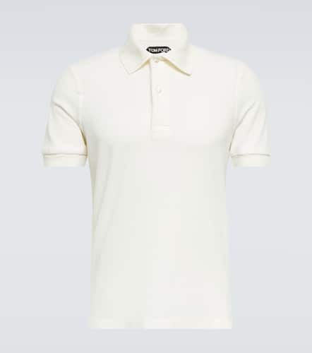 Cotton-blend terry polo shirt - Tom Ford - Modalova