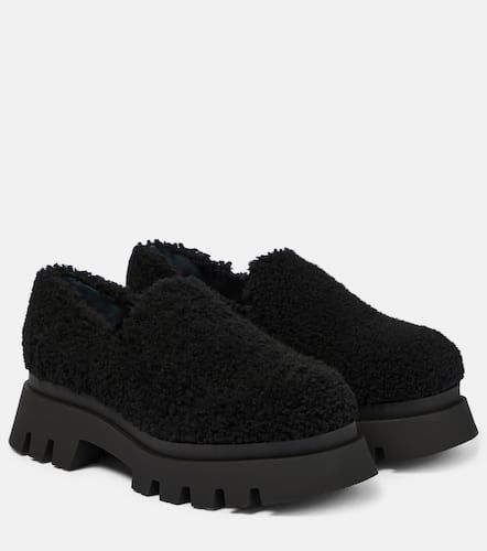 Furry Chic shearling platform loafers - Dorothee Schumacher - Modalova