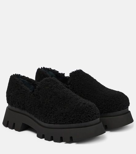 Shearling platform loafers - Dorothee Schumacher - Modalova