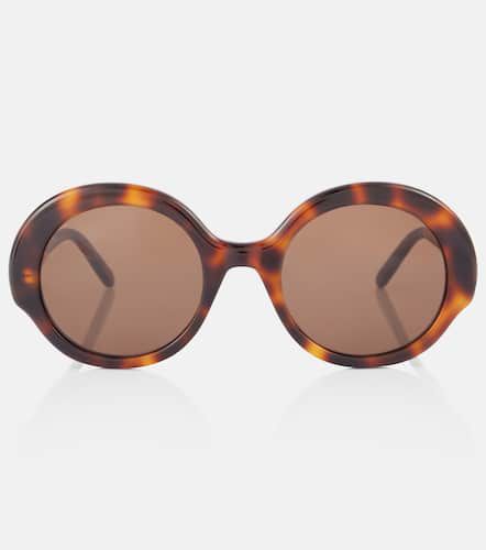 Round Slim oversized sunglasses - Loewe - Modalova