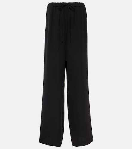 Pantaloni Cady Couture a gamba larga e vita alta - Valentino Garavani - Modalova