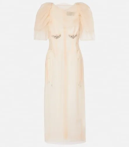 Verziertes Midikleid aus Mesh - Simone Rocha - Modalova