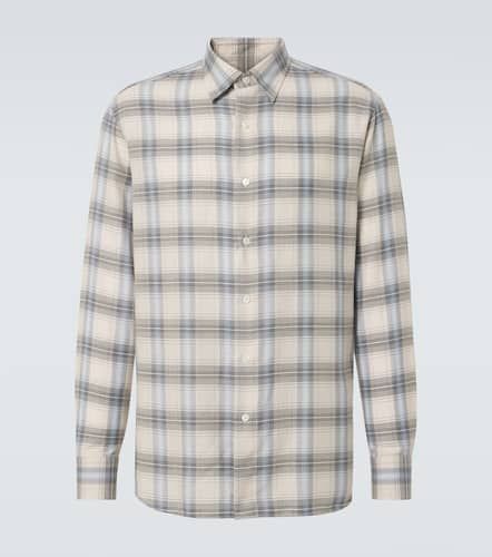 Checked cotton and cashmere shirt - Brioni - Modalova