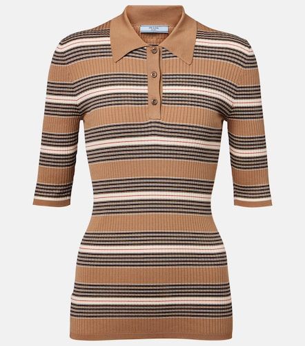 Polopullover aus einem Baumwollgemisch - Prada - Modalova