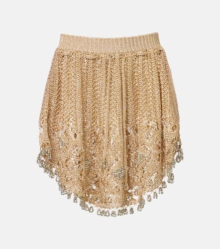 Minigonna in crochet con lamé - Rabanne - Modalova