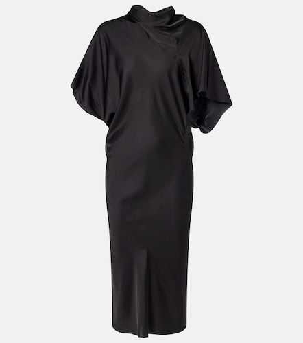 Seb draped charmeuse midi dress - Rick Owens - Modalova