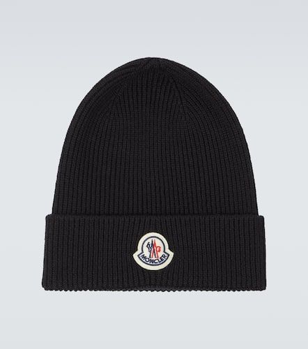 Moncler Ribbed-knit wool beanie - Moncler - Modalova