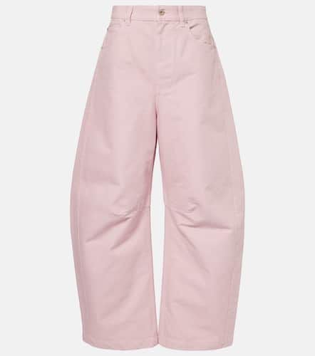 Loewe Cotton barrel-leg pants - Loewe - Modalova