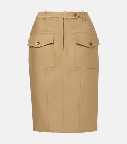 Cotton-blend tricotine midi skirt - Tom Ford - Modalova