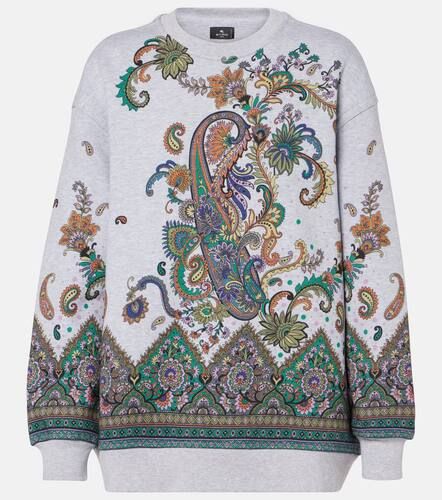 Paisley cotton jersey sweatshirt - Etro - Modalova