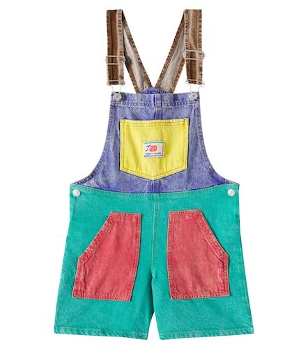 Bobo Choses Peto en denim con logo - Bobo Choses - Modalova