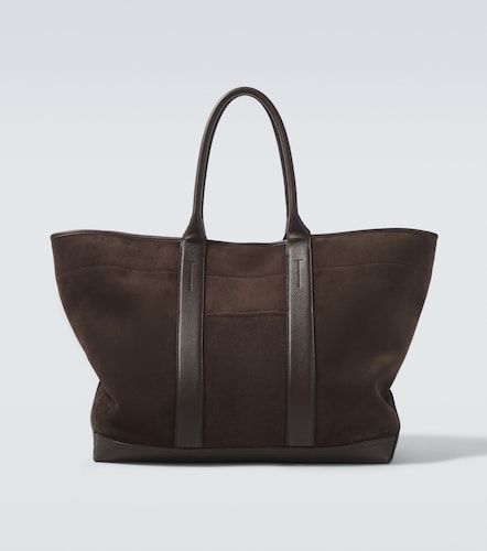 Tom Ford Borsa in suede con pelle - Tom Ford - Modalova